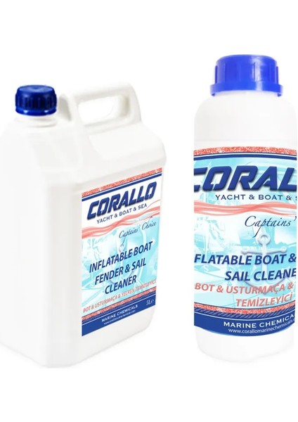 Infılatable Boat & Fender Saıl Cleaner - Bot & Usturmaça & Yelken Temizleyici - 5 Lt Ambalaj