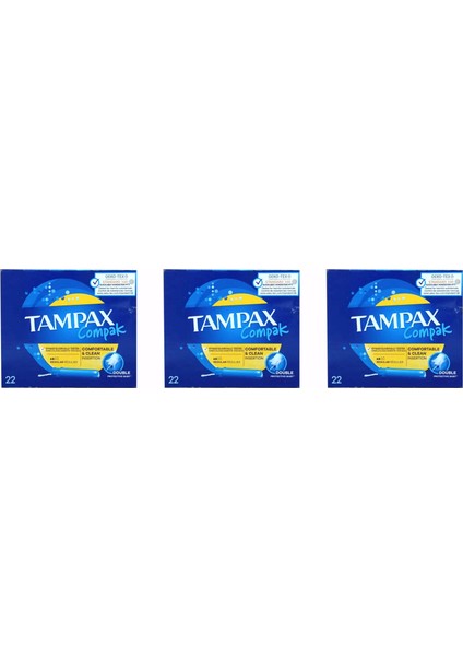 Compak Normal Tampon 22'li -3 Paket