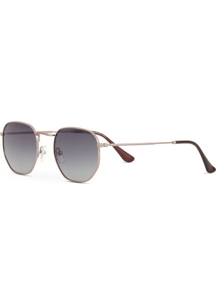 Ds 2391 C2 Geometrik Metalik Unisex Güneş Gözlüğü