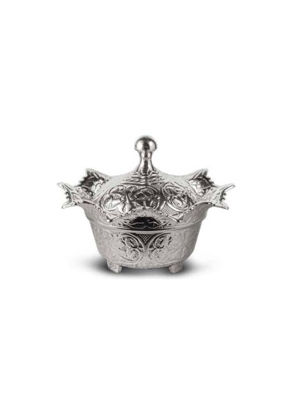 Yuvarlak Kapaklı Metal Şekerlik (061)