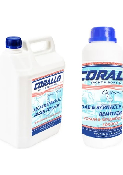 Algea & Barnacle & Mussel Remover - Yosun & Kekamoz & Midye Sökücü - 5 Lt Ambalaj