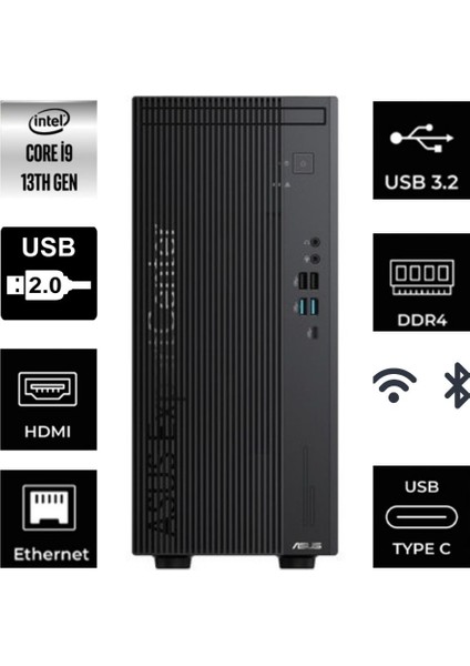 D700ME Intel Core I9-13900K 64GB 4tb SSD Freedos D700ME-5135000410-270
