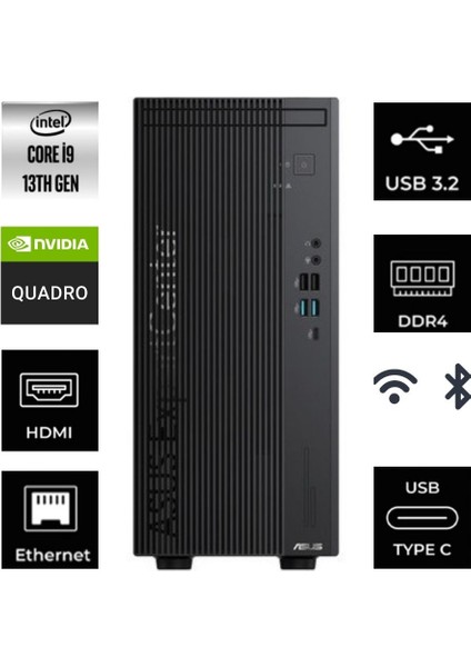 D700ME Intel Core I9-13900K 8gb 4tb SSD Quadro T1000 4gb Windows 11 Pro D700ME-5135000410-379