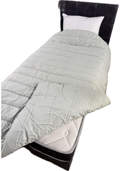 Saten %100 Pamuk Saten Tek Kişilik Yorgan Avola V2 Adaçayı fırsatları