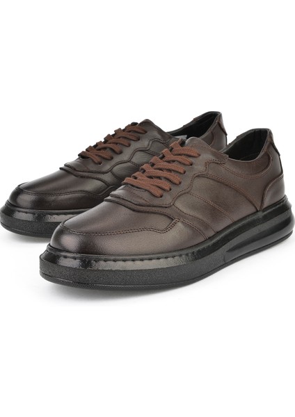Ziya, Erkek Deri Sneaker 143423Z71 Kahve indirimleri