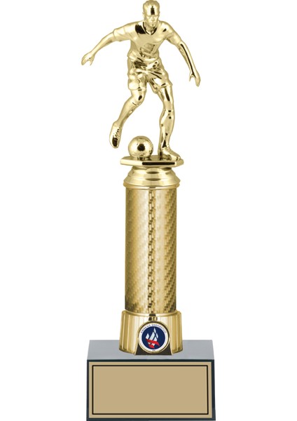 Futbol Figürlü Ödül Kupası-Okul Kupası - Kupa 30 cm FG008