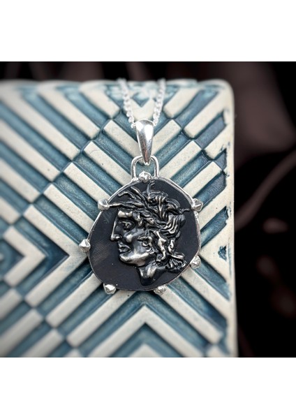 Gümüş Başak Burcu Kolye 925 Ayar Gümüş Unisex Taşsız Özel Tasarım Kolye modelleri