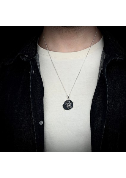 Gümüş Başak Burcu Kolye 925 Ayar Gümüş Unisex Taşsız Özel Tasarım Kolye fırsatları