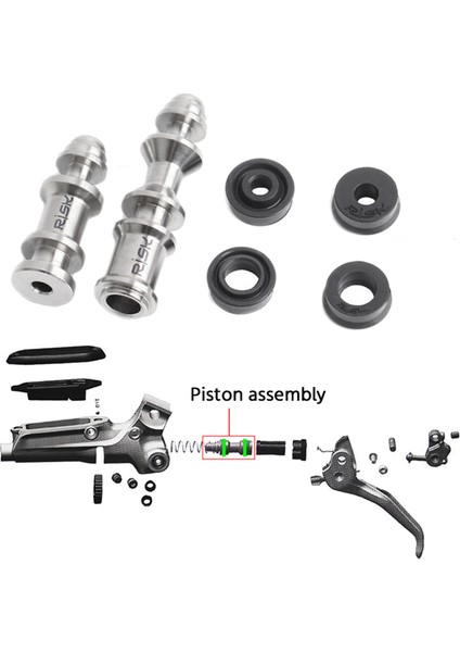 Rısk Titanyum Alaşımlı Bisiklet Fren Pistonu Fren Kolu Piston Onarım Parçası Sram Avıd Kılavuzu R Re Db5 Seviye T Tl Serisi Uzun (Yurt Dışından)