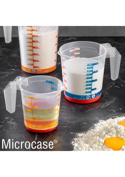 500ML Saplı Plastik Dereceli Renkli Ölçü Kabı - AL4692 modelleri