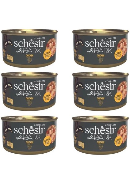 After Dark Tavuklu Konserve Kedi Maması 80 gr 6'lı