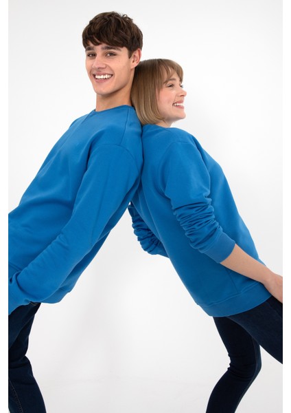 Erkek Kobalt Sweatshirt 50295148-VR077