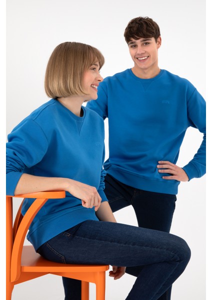 Erkek Kobalt Sweatshirt 50295148-VR077