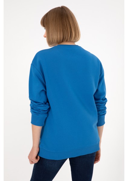 Erkek Kobalt Sweatshirt 50295148-VR077