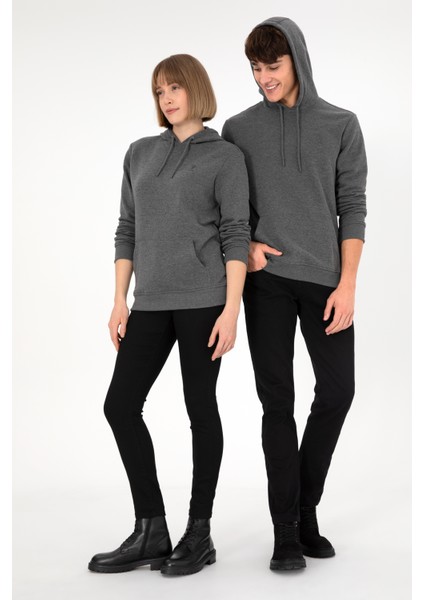 Erkek Antrasit Melanj Sweatshirt 50295167-VR081 fiyatları