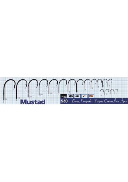 Mustad Olta Iğnesi 530 25LI No: 1/ 0 fiyatları