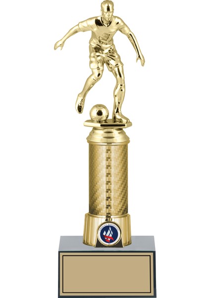 Futbol Figürlü Ödül Kupası-Okul Kupası - Hediye Kupa 27 cm FG008