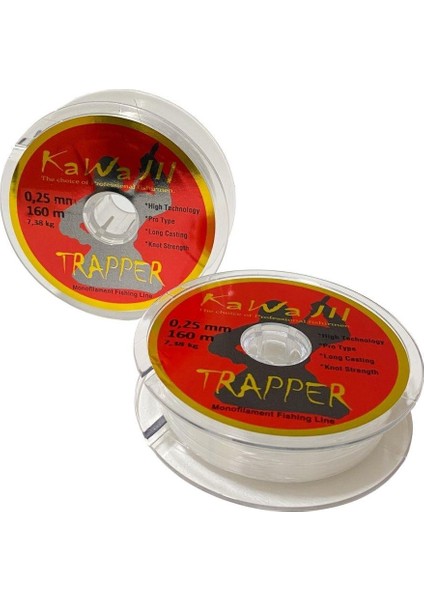 Jıl Trapper 160M Şeffaf Misina 0.40 mm