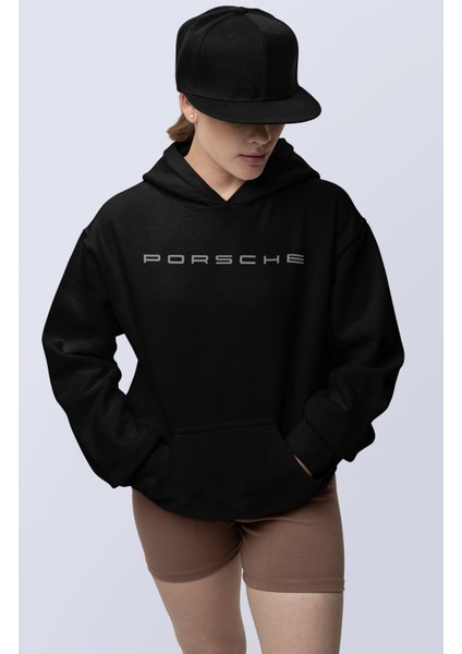 Oversize Pembe Porsche 911 Gt3 Sırt Baskılı Kapüşonlu Sweatshirt, Unisex Yarış Araba Temalı Hoodie fiyatları