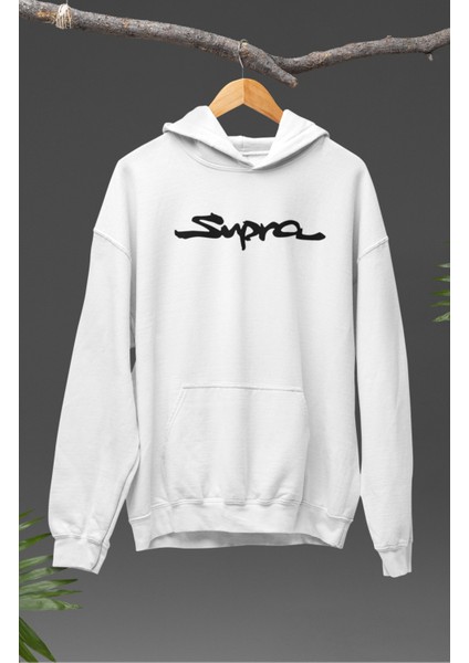 Oversize Supra Mk4 Sırt Baskılı Kapüşonlu Sweatshirt, Unisex Yarış Araba Temalı Hoodie fiyatları