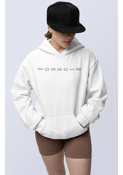 Oversize Pembe Porsche 911 Gt3 Sırt Baskılı Kapüşonlu Sweatshirt, Unisex Yarış Araba Temalı Hoodie fiyatları