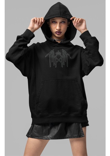 Unisex Sleep Token Sırt Baskılı Kapüşonlu Sweatshirt, Oversize Rock Band Baskılı Hoodie fiyatları