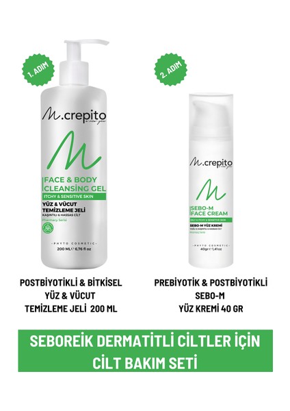Seboreik Dermatitli Ciltler Için Postbiyotikli Cilt Bakım Seti