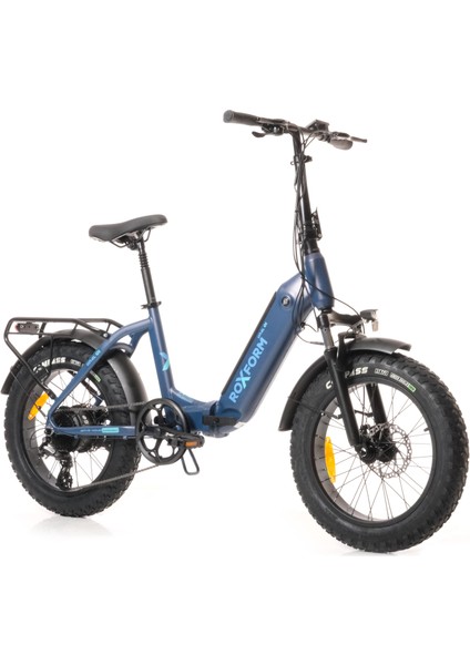 Ural 20" Elektrikli Bisiklet - Şehir Içi Kullanım Için Ideal, 60-80 Km Menzil, E-Bike Lacivert