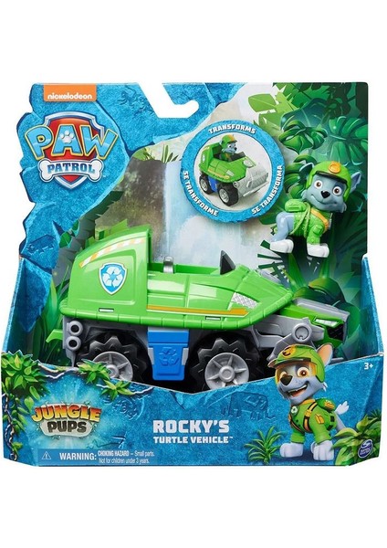 Paw Patrol Rocky's Turtle Vehicle Jungle Pups