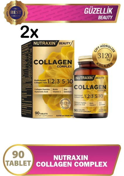 Hidrolize Collagen Tip 1-2-3-5-10 Complex 2x90 Tablet