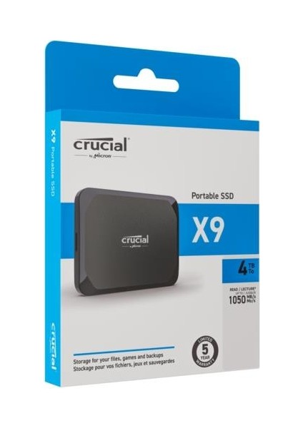 X9 4tb Taşınabilir SSD CT4000X9SSD9 modelleri