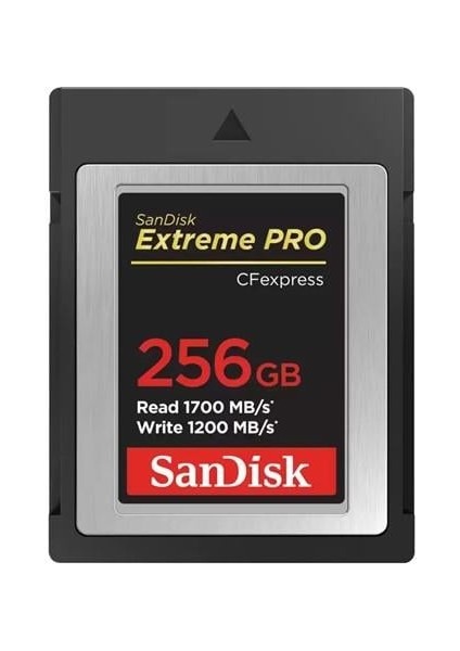 Sandısk 256GB Cfexpress Extreme Pro SDCFE-256G-GN4NN Compact Flash Hafıza Kartı