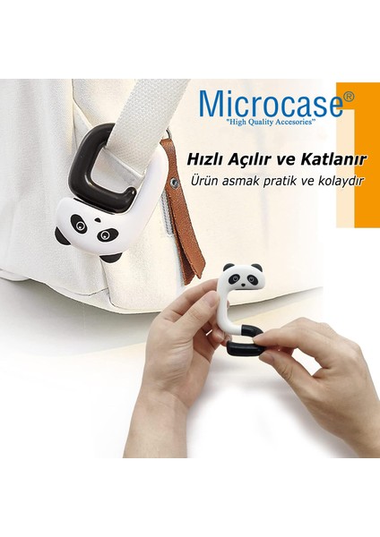 Sevimli Hayvan Figürlü Katlanabilir Kanca Askı - AL4705 2 Adet