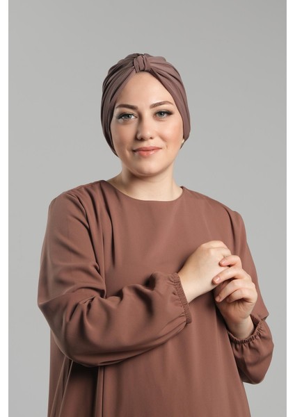 Vizon Pratik Hazır Geçmeli Tesettür Bone Sandy Pileli Salaş 2121_10 modelleri