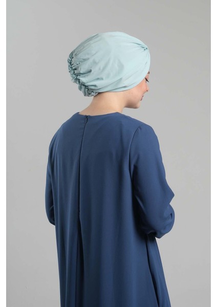 Bebe Mavisi Pratik Hazır Geçmeli Tesettür Bone Sandy Pileli Salaş 2121_11 fırsatları