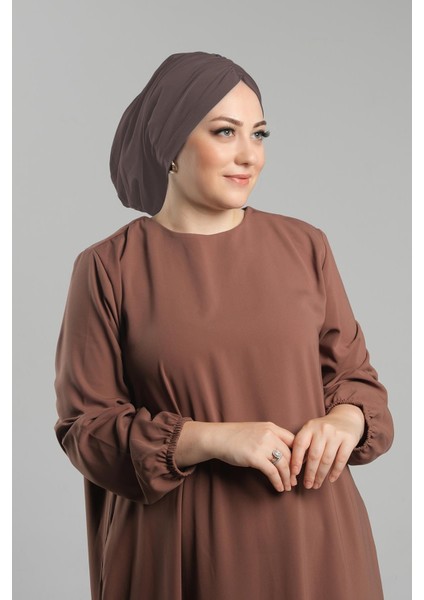 Vizon Pratik Hazır Geçmeli Tesettür Bone Sandy Büzgülü Salaş 2119_10 fiyatları