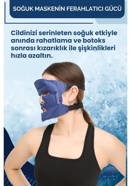 Termojel Yüz Maskesi Soğuk Sıcak Kompres Göz Altı Morluk Siyah Nokta Azaltıcı Tüm Yüz Jel