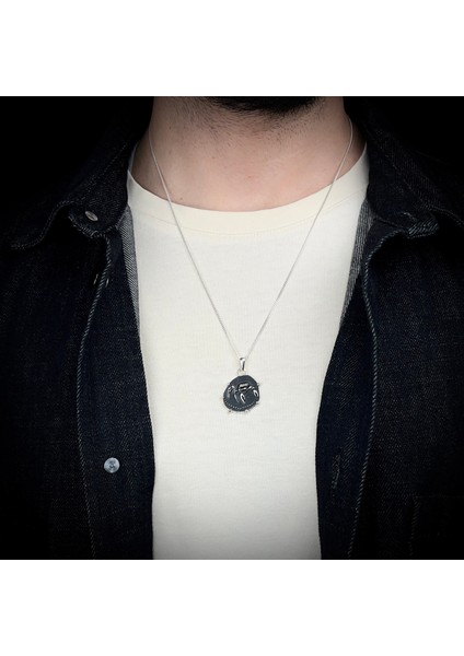 Gümüş Yengeç Burcu Kolye 925 Ayar Gümüş Unisex Yengeç Burç Taşsız Özel Tasarım Yengeç Figürlü Kolye fırsatları