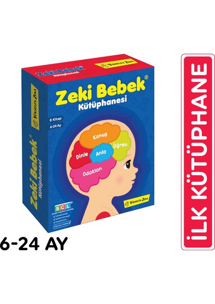 6-24 Ay Zeki Bebek Kütüphanesi 8’li Set