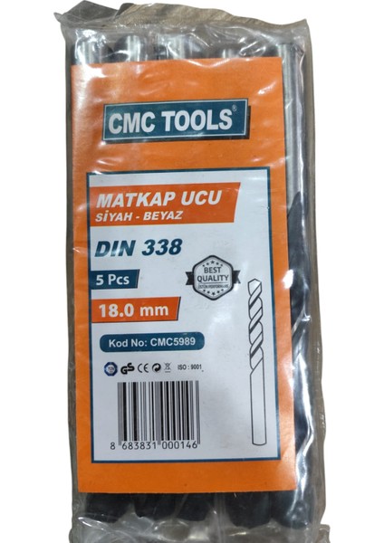 Fdn Cmc Matmak Ucu Siyah 18 mm 5 Adet
