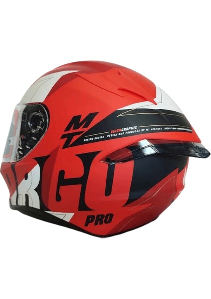 Mthelmets Targo Pro Biger C5 Matt Pearl Mat Kırmızı Kask Xl Beden fiyatları