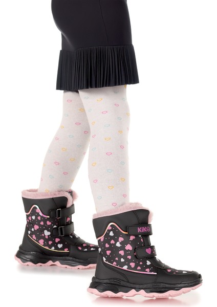 Kartanesi Cırtlı Kız Çocuk Kar Bot Soğuk Suya Dayanıklı Siyah fırsatları