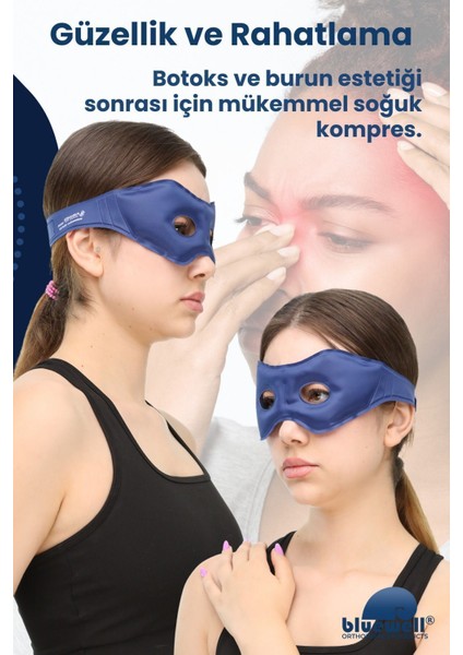 Jel Göz Alın Bandajı Maskesi Sıcak Soğuk Kompres Termojel
