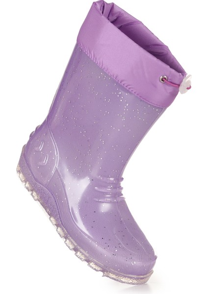 Savana Su Geçirmez Kız Çocuk Yağmur Çizmesi Lila - Lila