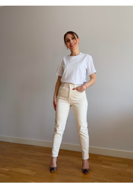 Mom Jean Ekru fiyatları