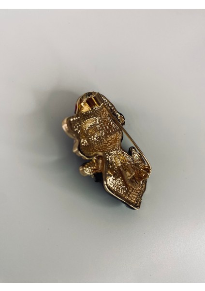 Noel Baba Şapkalı Siyah Kedi Broş Hediyelik 4x2 cm modelleri