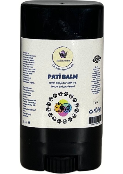 % 100 Doğal & Vegan Pati Balm