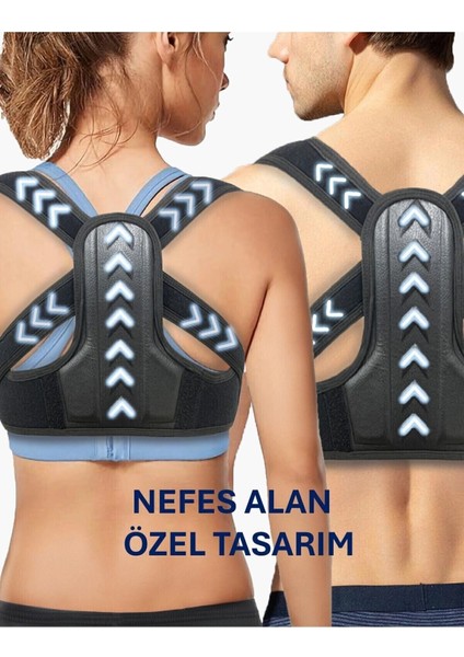 Dik Duruş Korsesi - Ayarlanabilir - Medikal Ortopedik Sırt Bel Dik Durma