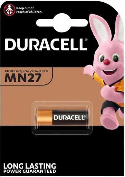 Duracell MN27 Pil (27A Pil) Tekli Paket (4767) - CPB8332-9786