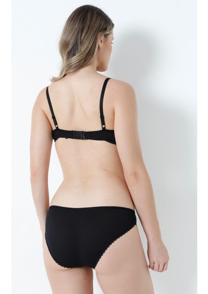 Küçük Petek Sütyen Takım Dolu Kap Siyah - 2526.1783. modelleri